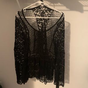 COPY - Torrid lace longe sleeve shirt